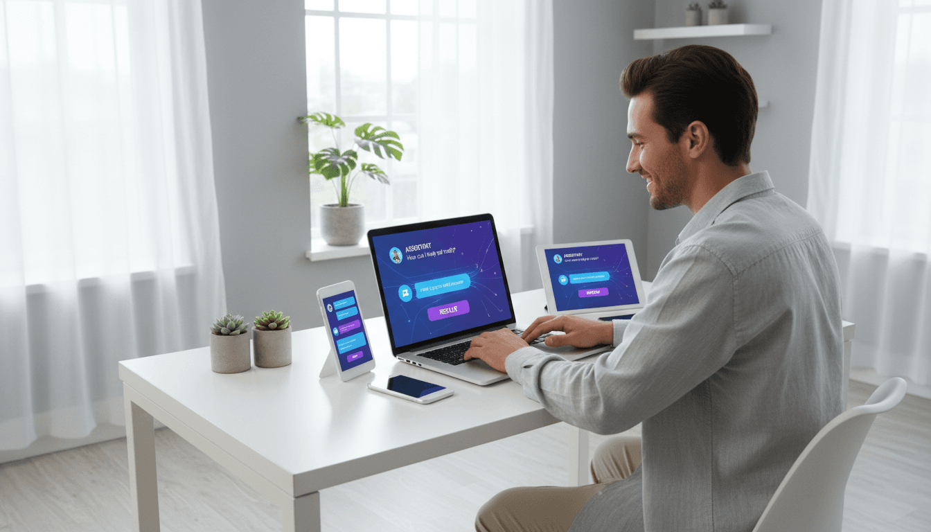 Interface d'automatisation IA Acrosine affichant un système de réponses instantanées pour boutiques Shopify